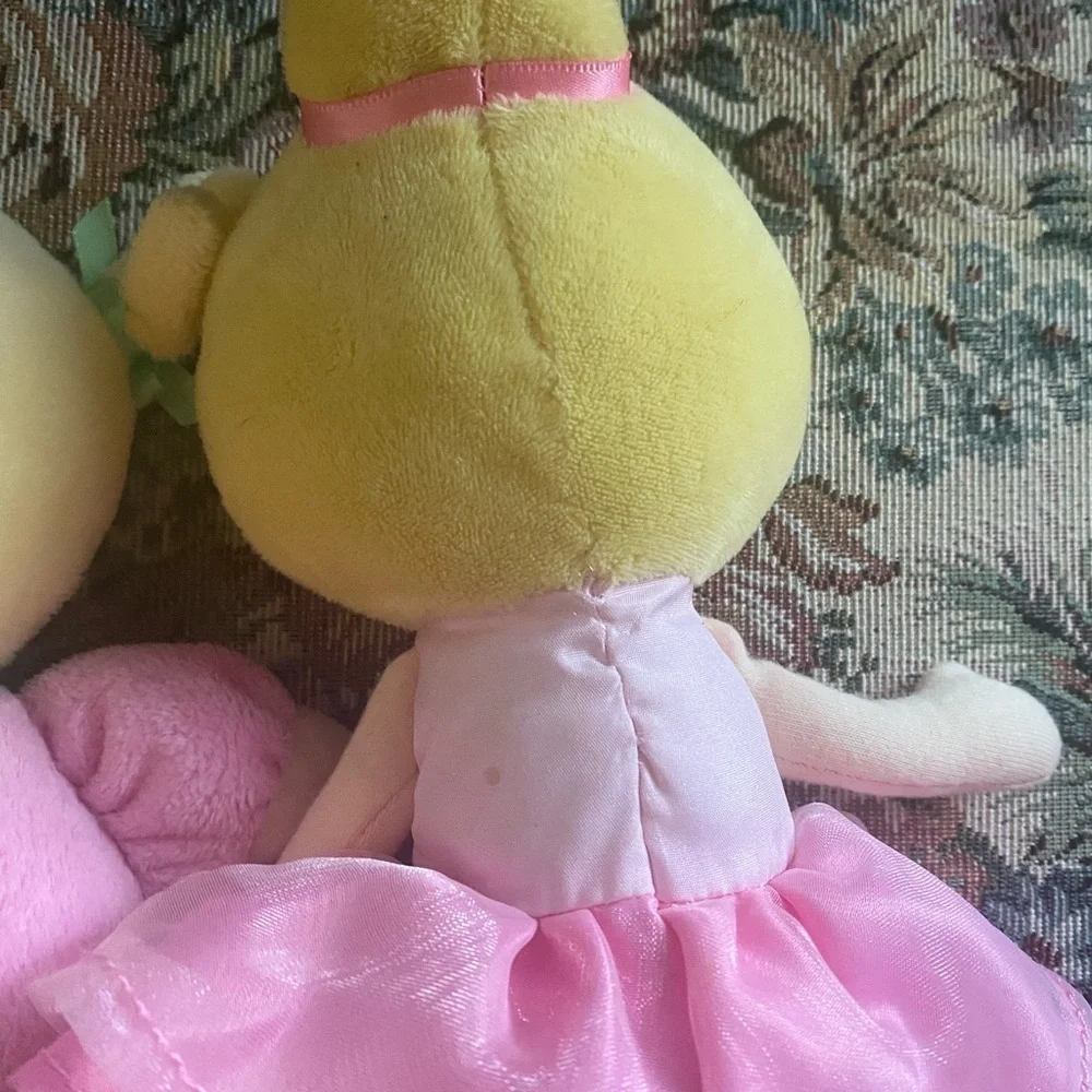 Carter's Just One Ballerina Rattle & Fisher-Price My Little Doll Pink Plush Toys